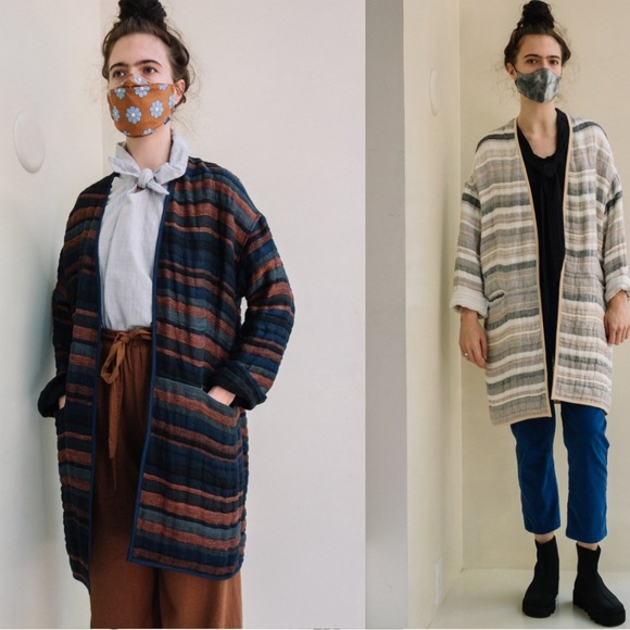 Beata Design Studio linen Viola Coat - Picture 5 of 9